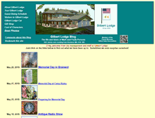 Tablet Screenshot of gilbertlodge.com